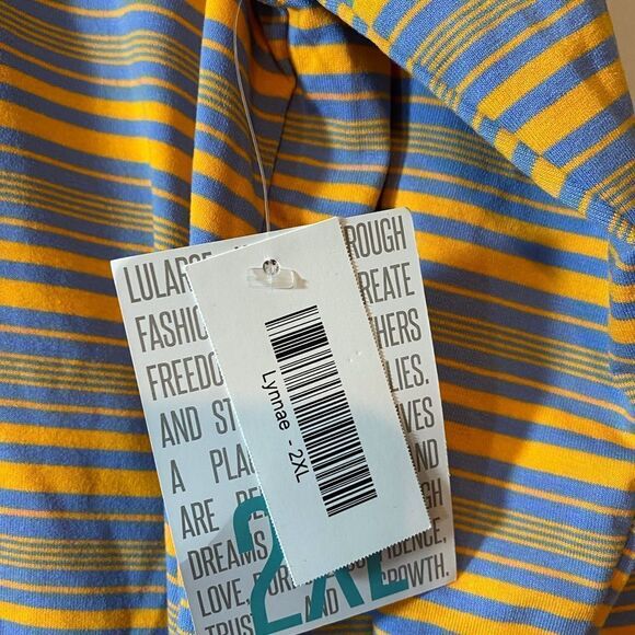 LuLaRoe Linnae Long SleeveTunic XXL New with Tags - Picture 3 of 5